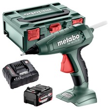 Metabo HK 18 LTX 20 18V Hot Glue Gun 1 x 4.0Ah Battery Charger Glue Sticks & Box