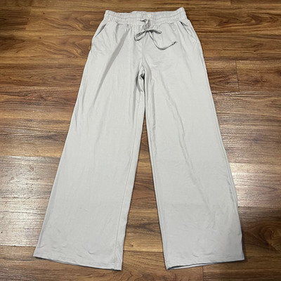 Sarin Mathews Yoga Sweatpants Wide Leg Lounge Pajamas Pants Drawstring Womens LG