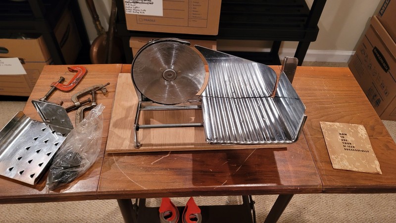 Vintage Kord Manufacturing Co Inc  Meat Hand Slicer