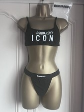 Image of Dsquared2 Icon Set Of Bra And Thong M