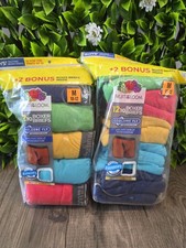 Boys Fruit Of The Loom Boxer Briefs Two-12 Packs Size Medium 10-12