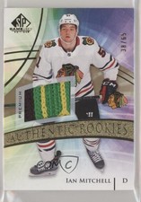 2020 Upper Deck SP Game Used Authentic Rookies Gold 38/65 Ian Mitchell Patch 0v7