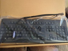 NEW HP OEM Genuine Wired PS/2 - Keyboard - Black - 672646-003 KB-1156