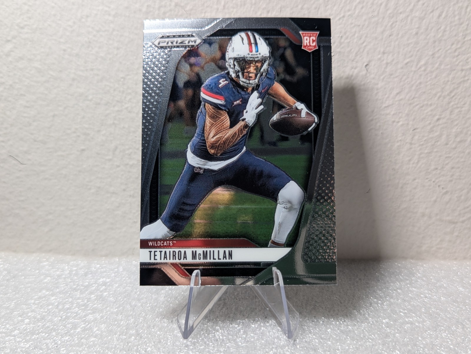Panini 2025 Prizm Draft Picks #8 Tetairoa McMillan Rookie Arizona Wildcats NCAA