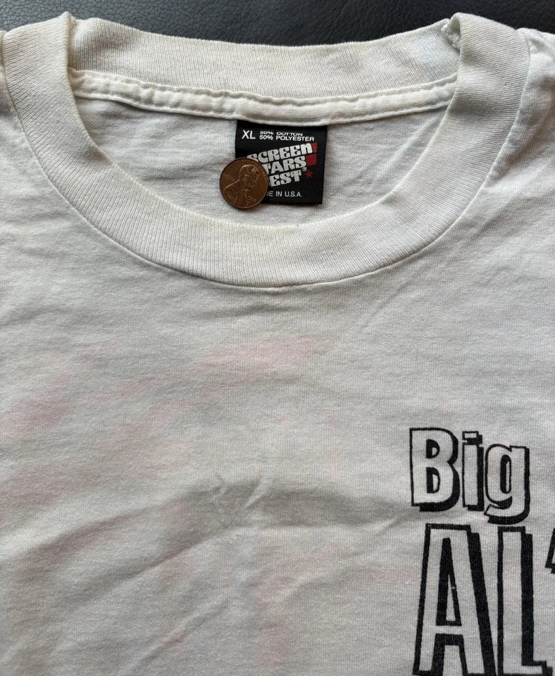 BIG AL'S Strip Club Peoria 1991 VINTAGE XL T-Shirt STRIPPER nude exotic dancer - Image 2 of 4