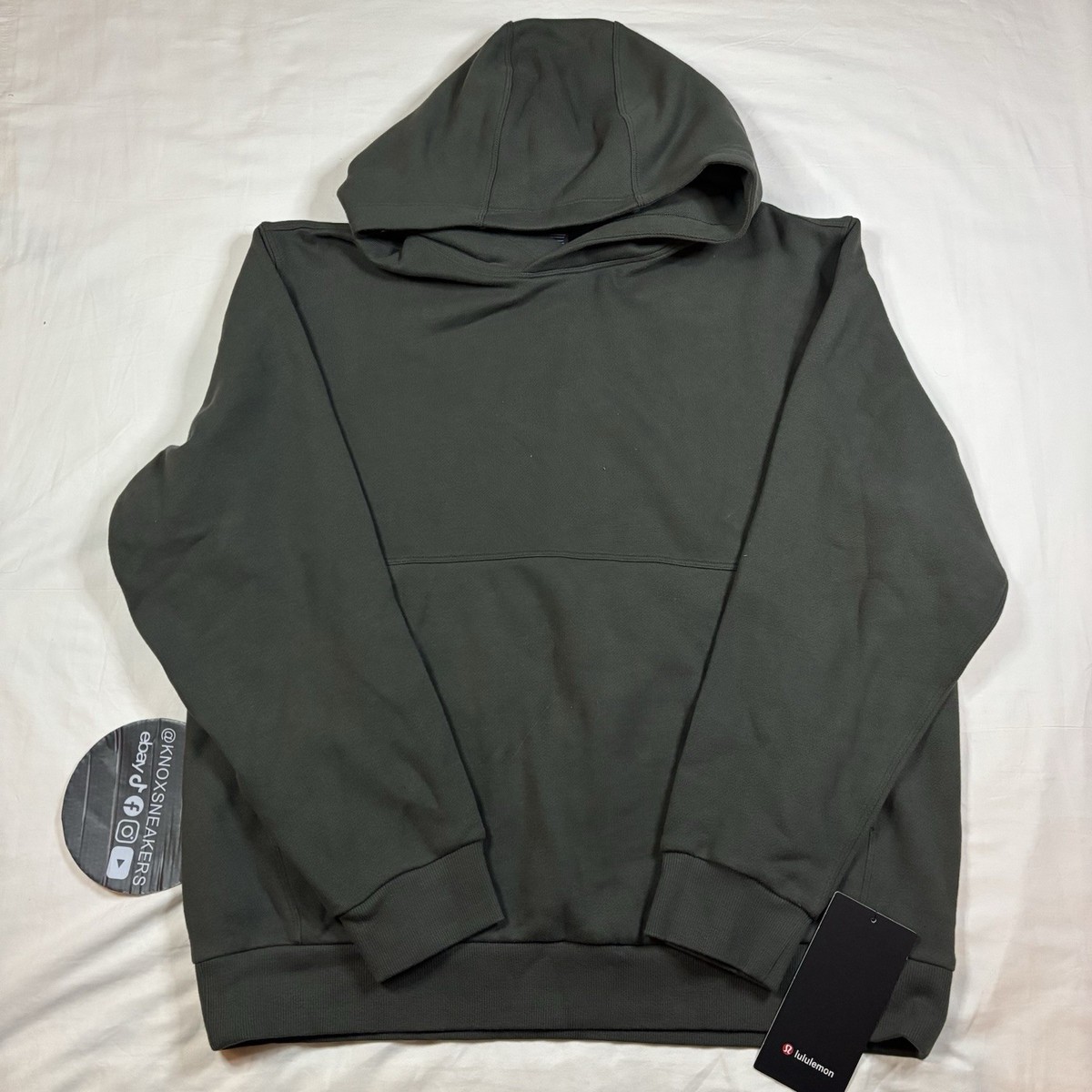 lululemon Steady State Pullover Hoodie SEBO Slate Brown Green
