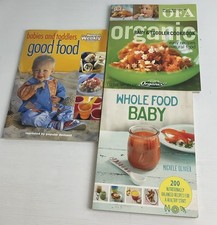 Whole Food Baby Nutritionally Balanced Recipes Organic X3 Recipe Cookbooks