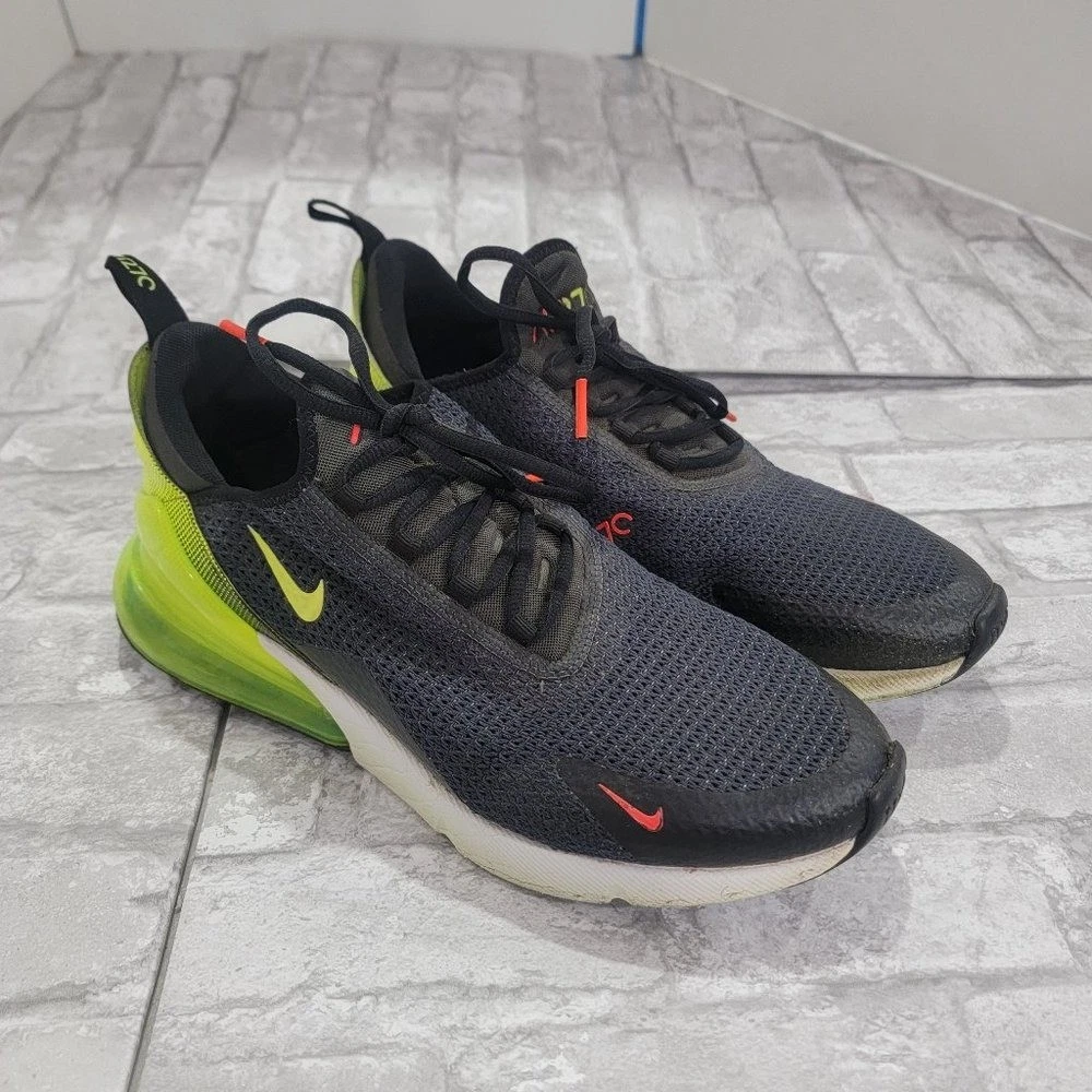 レア！新品！NIKE AIRMAX 270 VOLT/BLACK エアマックス Nike Air Max 270 Black Volt | eBay