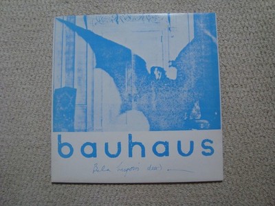 BAUHAUS - BELA LUGOSI'S DEAD RARE BLUE VINYL 12 INCH SINGLE 1979 NEVER PLAYED