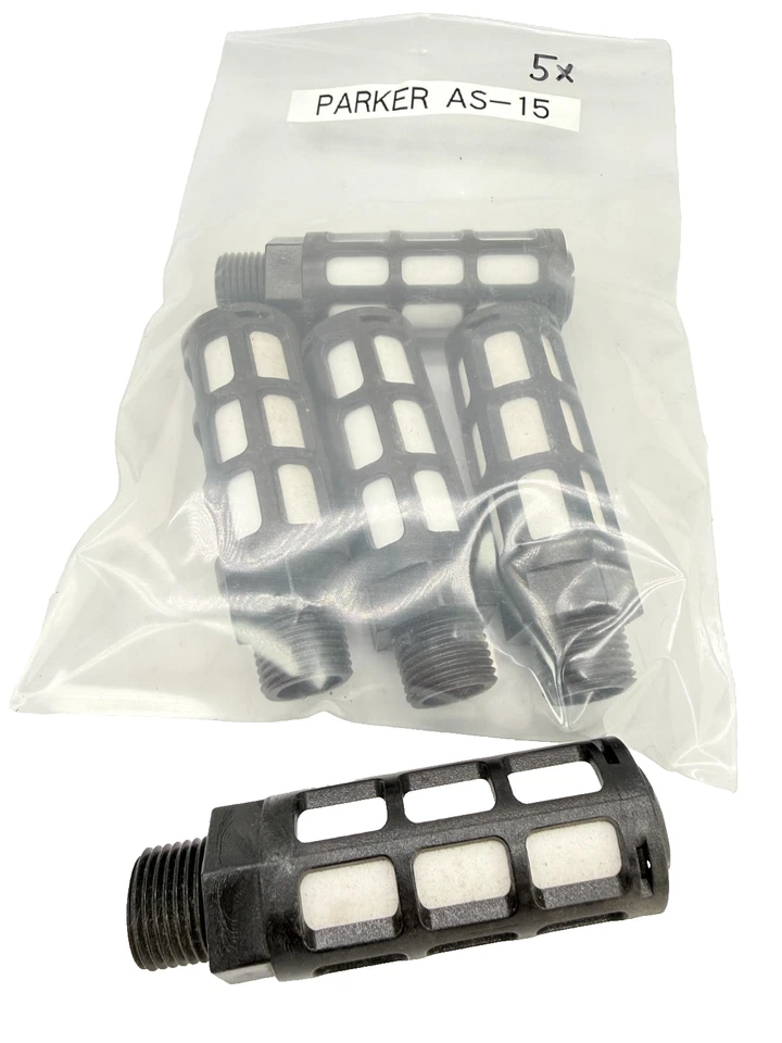 Lote de 5x Silenciador Neumático Parker Watts AS-15 R/12 Foto 2 de 3