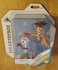 Pixar Toybox Woody and Forky Figure Toy Story Disney Store New In Box Rare