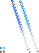 Stylus Pens for Touch Screens 2 Pack Ipad Stylus Pens with 4 Extra Tips 2 in 1 S