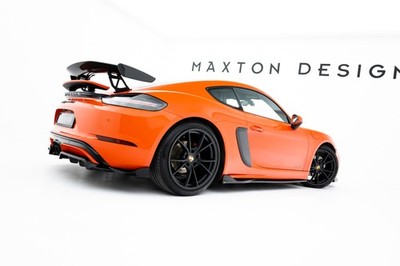Street+ Seitenschweller Leisten V.2 passend für Porsche 718 Cayman GTS 982c schw