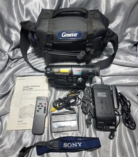 SONY CCD-TR66 8MM VIDEO8 13X OPTICAL VIDEO CAMERA RECORDER CAMCORDER - READ - 34
