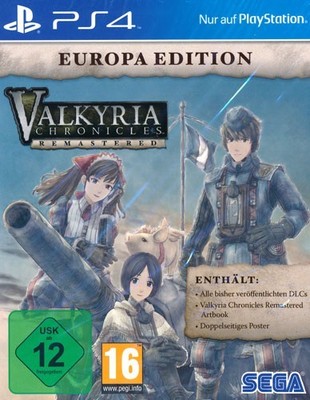 PS4 - Valkyria Chronicles: Remastered - Europa Edition DE mit Pappschuber wieNEU