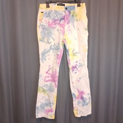 EMPYRE Sledgehammer Rainbow Tie Dye Jeans Festival  Pants Chinos 33