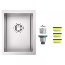 18 In. X 14 In. Undermount Stainless Steel Kitchen Sink with 16 Gauge Single Bow