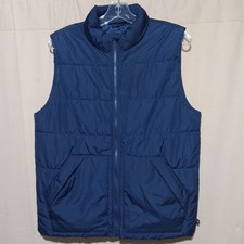 GAP Kids Down-Fill Outerwear Puffer Vest Blue Size XXL 14/16 