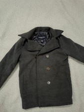 London Fog Maincoat Trench Coat Kids Size 5-6 Gray Color