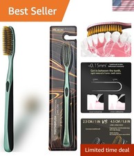 Luxurious Huge Head Soft Toothbrush for Gentle Whitening - Travel Case Included