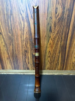 Tozanryu Shakuhachi 58 cm Silver Rim Mouthpiece Silver Thread Joint Type
