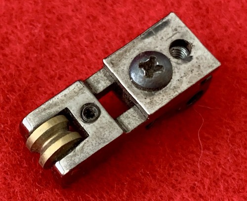Vtg Kahler Flyer 2300 Tremolo Bridge Cosmo Black String Saddle Made in USA