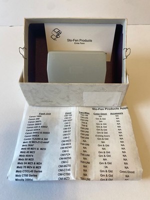 Sto-Fen Diffuser for Metz 40 MZ-2 Flash - Box - Made in USA