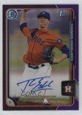 2015 Bowman Draft Chrome Pick Purple Refractor /250 Thomas Eshelman Auto 2h5