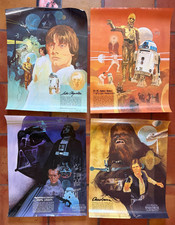Star Wars Coca Cola Promo Poster Set 1977 by Del Nichols 1-4 No Holes! EX