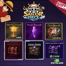    Sailor Piece    ALL ITEMS  WEAPONS, MATERIALS, REROLLS  Fast  Cheap   