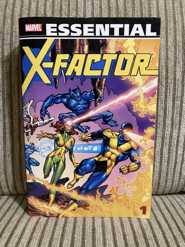 Essential X-Factor #1 Marvel Essentials Comics TPB Book B&W Vol 1