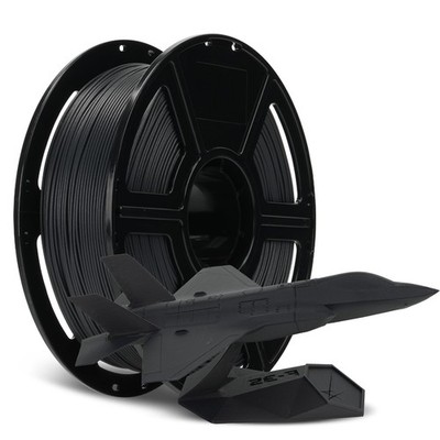 Carbon Fiber PLA Filament 1.75mm Volcanic Rock Gray, Reinforced 3D Printer Fi...