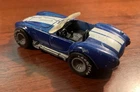 1983 Hot Wheels Real Riders Shelby Cobra Blue White Vintage Matchbox Car HK