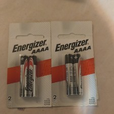 Energizer AAAA Batteries, 1.5V Alkaline AAAA Battery 2 Pack 