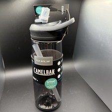 New CamelBak Eddy 32oz Tritan Renew Water Bottle Color Charcoal Spill Proof
