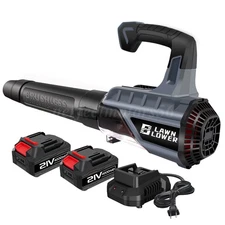Cordless Leaf Blower 700CFM/160MPH & 18300 RPM w/2 Batteries 6.0Ah 600W NEW US