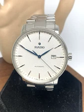 Rado Men's Watch R22876013 Coupole Swiss Automatic Silver Dial Stainless Steel