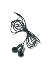 Agptek Black Wired In-Ear Earphones / Headphones / Earbuds • 3.5mm  (1/8") Jack