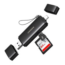 UGREEN USB C SD 4.0 Card Reader Memory for SDXC, small, Black