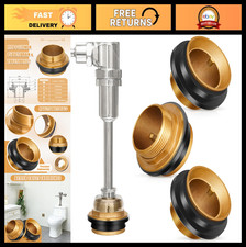 3 Pcs Flush Valve Parts Kit - Brass Plumbing Fitting for Toilet  Urinal Repair