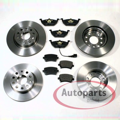 Bremsscheiben Ø 280 mm + Ø 272 mm + Bremsbeläge vorne hinten für Seat Leon