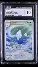 Pokemon Vanillish Illustration Rare 112/086 White Flare CGC 10