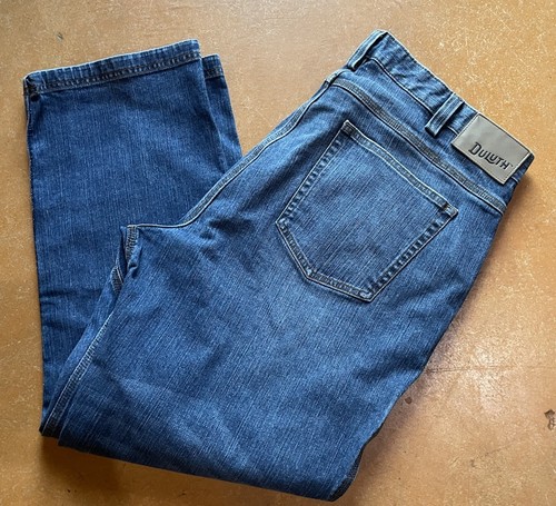 Duluth Trading Men’s Flex Ballroom Jeans 38x30 Blue Straight Leg