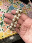 Estate Vintage Genuine Green Zebra Jasper Bracelets, Set of 2 — photo 4