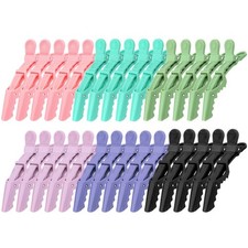 30 Pack Alligator Hair Clips for Styling, Sectioning Crocodile hair Clips Pro...
