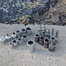 Lot 20 Assorted Snap-on Mac Tools Matco Mixed Drive Size Sockets