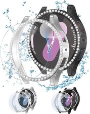 2 Pack Bling Strap Compatible with Galaxy Watch 7 40mm Glitter Diamond