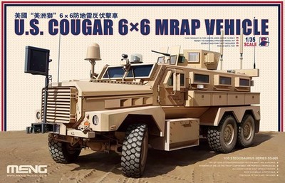U.S. Cougar 6x6 MRAP Vehicle / 1:35 - Meng Model SS005