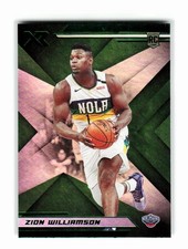 2019 Panini Chronicles Zion Williamson Green #271 XR RC Pelicans