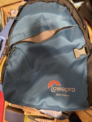EEUC Vtg Lowepro Mini Trekker Camera Photo Gear Backpack Bag w/ Dividers Grn Blk